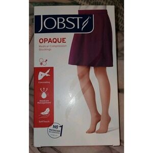 Jobst Opaque Thigh High Compression Stocking Natural 15-20 mmHg 115555 XL